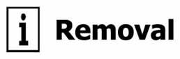 REMOVAL IMPORTANT